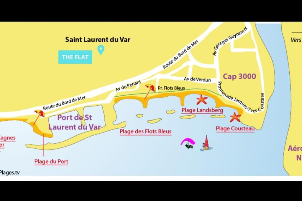Lumineux, Tout Confort, Wifi & Terrace & Parking Saint-Laurent-du-Var Exterior photo